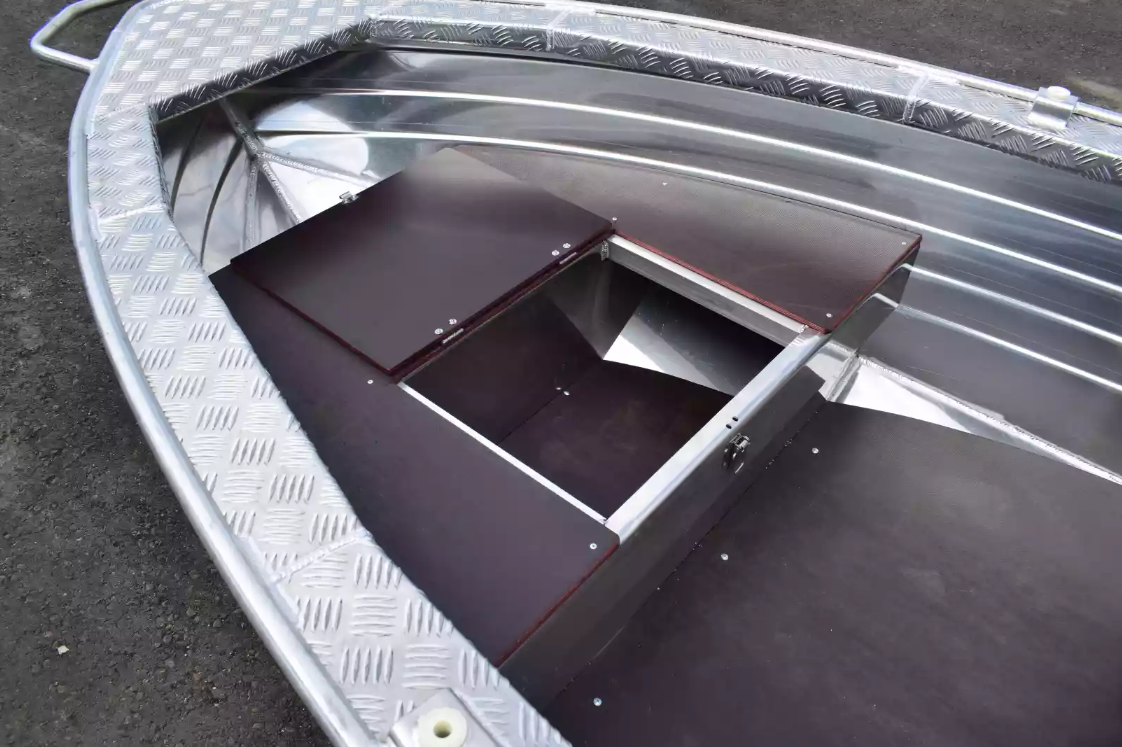 Алюминиевая лодка Wyatboat-390Р Увеличенный борт в Ангарске