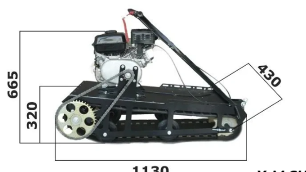 Мотобуксировщик XTREME-MOTORS "Конек-Горбунок" 6.5 л.с. в Ангарске