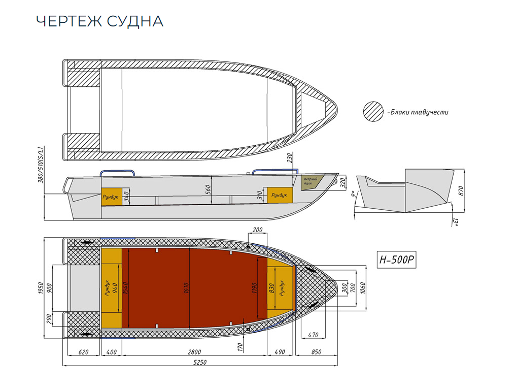 Алюминиевая лодка Неман-500 P в Ангарске