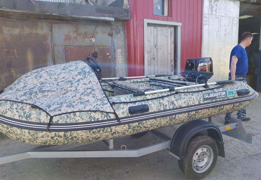 НАДУВНАЯ ЛОДКА GLADIATOR C370AL в Ангарске