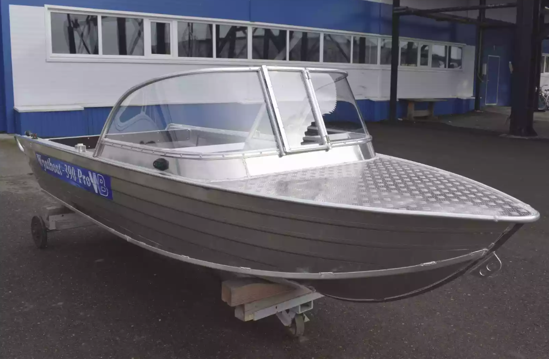 Алюминиевая лодка Wyatboat-390 Pro в Ангарске