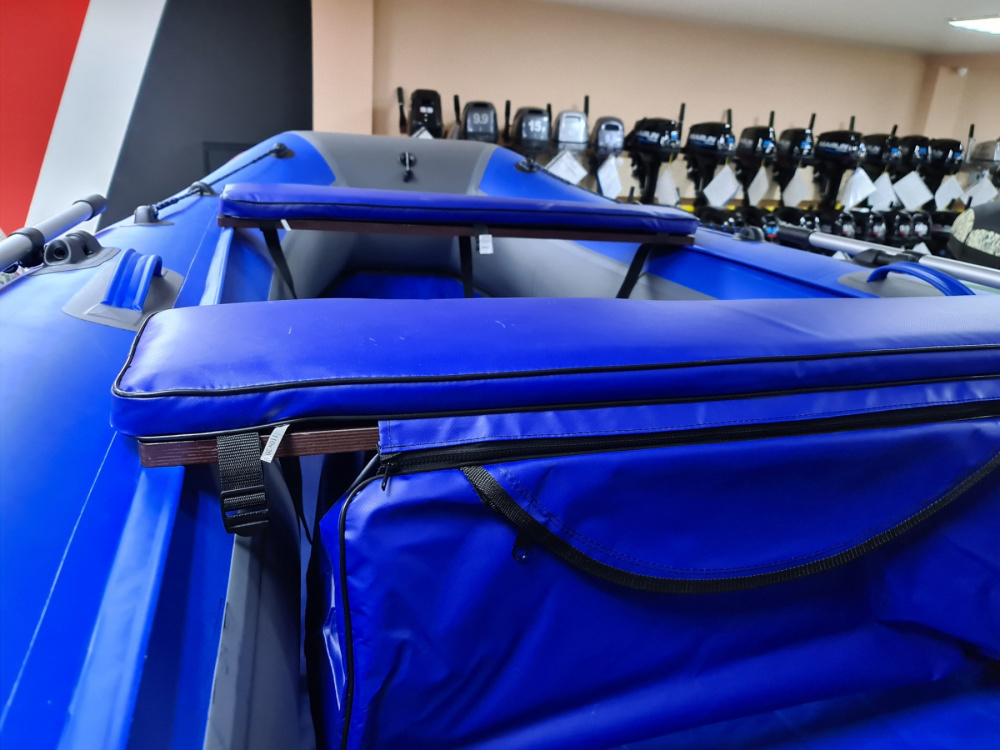 КОМПЛЕКТ МЯГКИХ НАКЛАДОК С СУМКОЙ ДЛЯ ЛОДОК 90Х20 СИНИЙ в Ангарске