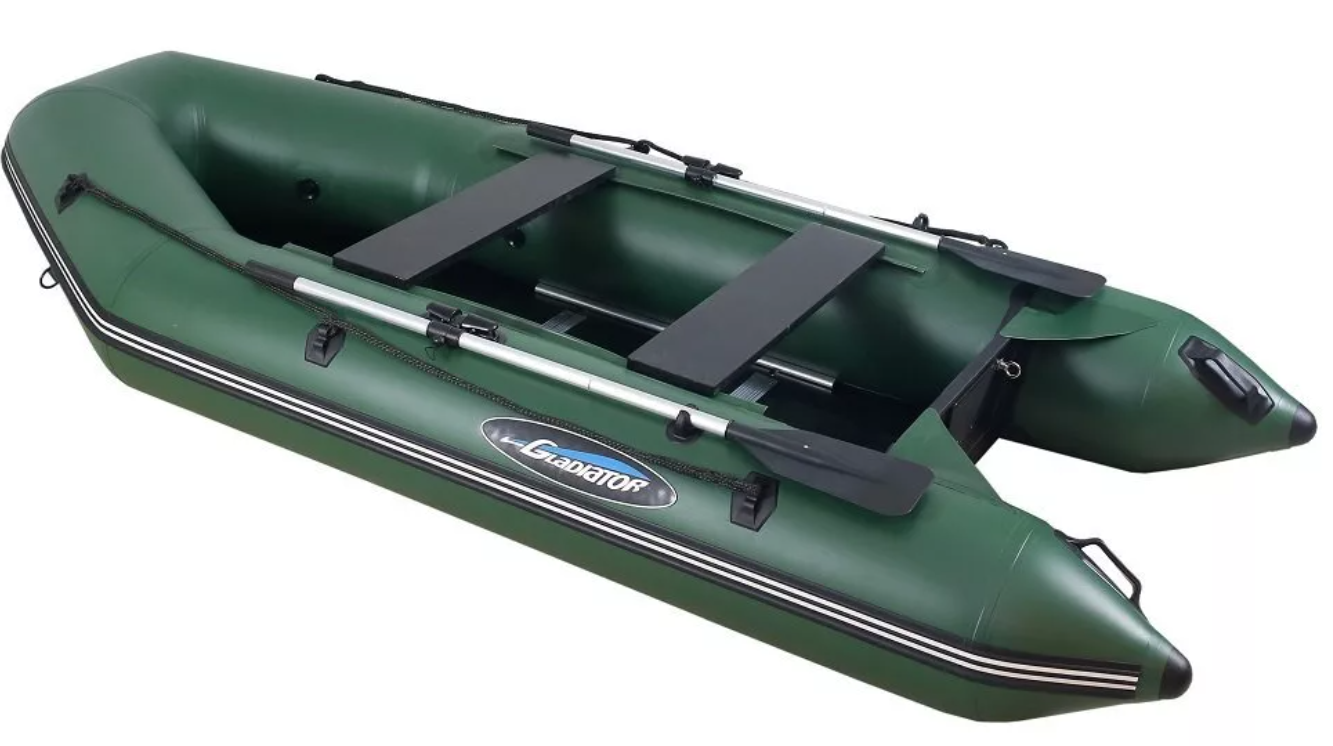 МОТОРНО-ГРЕБНАЯ ЛОДКА ПВХ GLADIATOR A 280 ТК С ФАНЕРНЫМ ДНОМ в Ангарске
