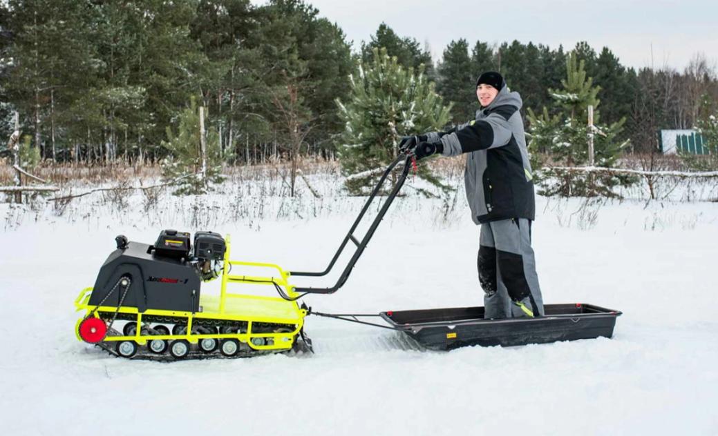 Мотобуксировщик Бурлак ХОЗЯИН-1 (капот ткань) в Ангарске