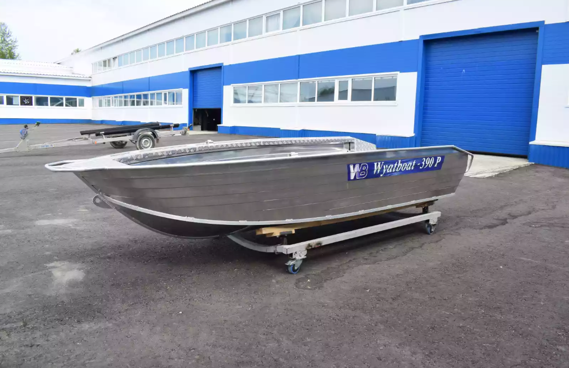Алюминиевая лодка Wyatboat-390Р Увеличенный борт в Ангарске