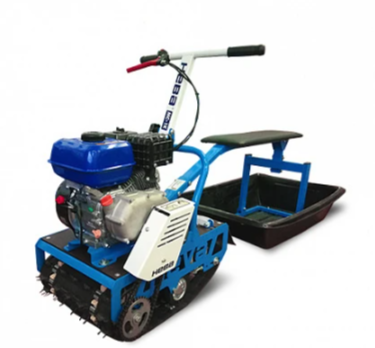 Мотобуксировщик НЕВА МС-1К с санями и сиденьем в Ангарске