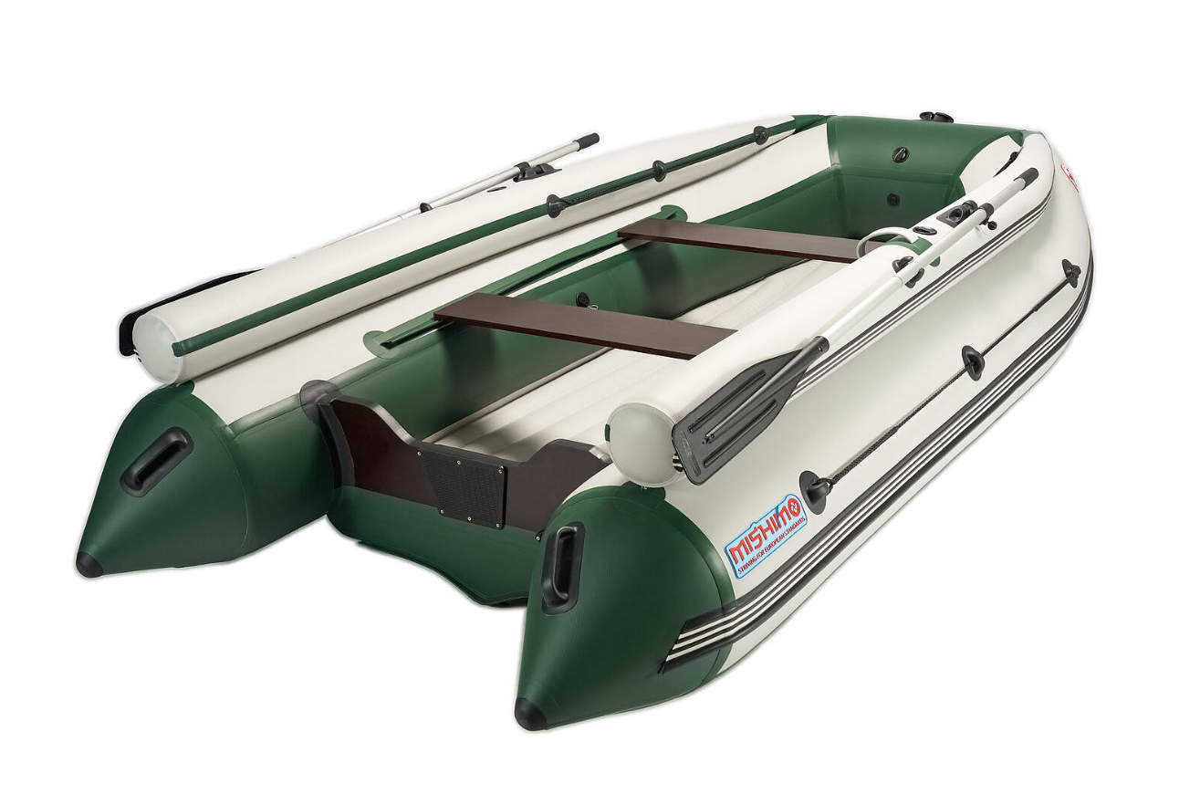 КОМПЛЕКТ ЛОДКА MISHIMO FAMILY LITE 370 + МОТОР 9,9 (15) Л.С. в Ангарске