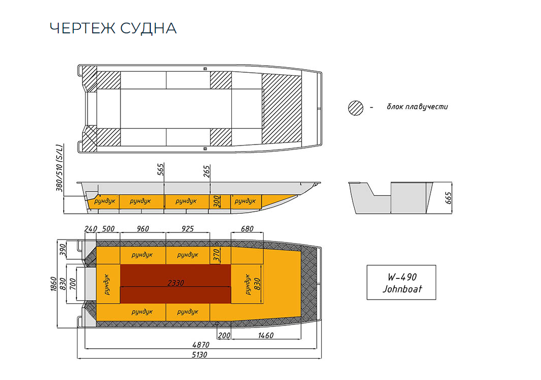 Алюминиевая лодка Wyatboat-490 Jonboat в Ангарске