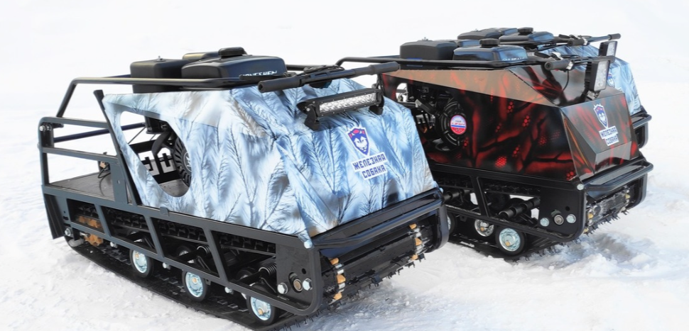 Мотобуксировщик Irondog (Железная собака) M500 20  Камуфляж Охотник в Ангарске