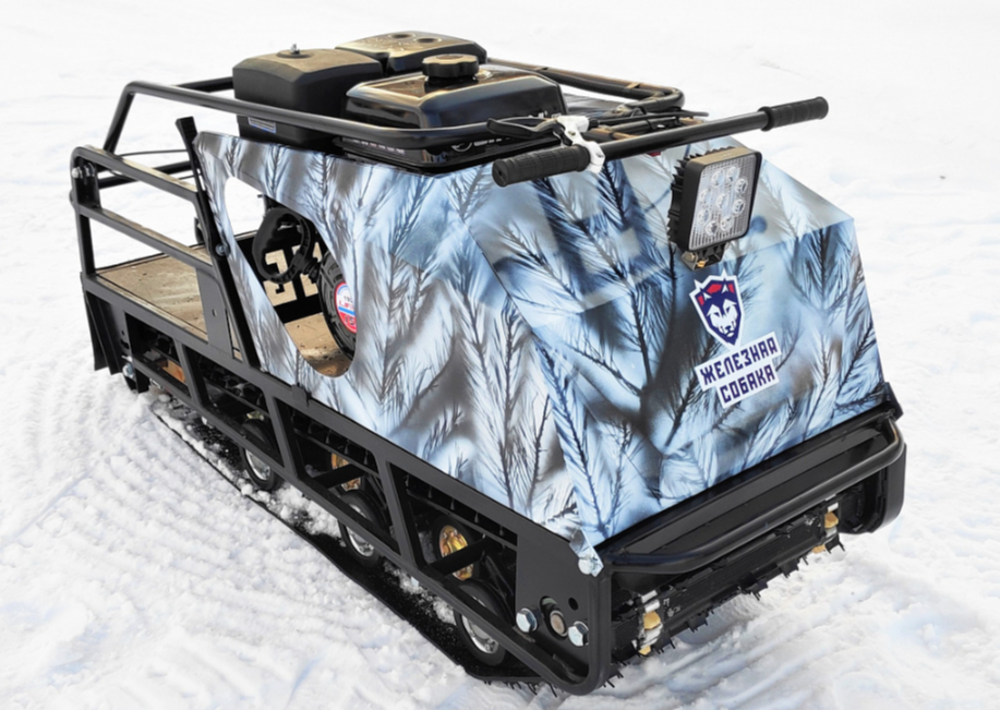 Мотобуксировщик Irondog (Железная собака) M500 20  Камуфляж Охотник в Ангарске