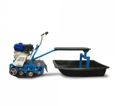 Мотобуксировщик НЕВА МС-1К с санями и сиденьем в Ангарске