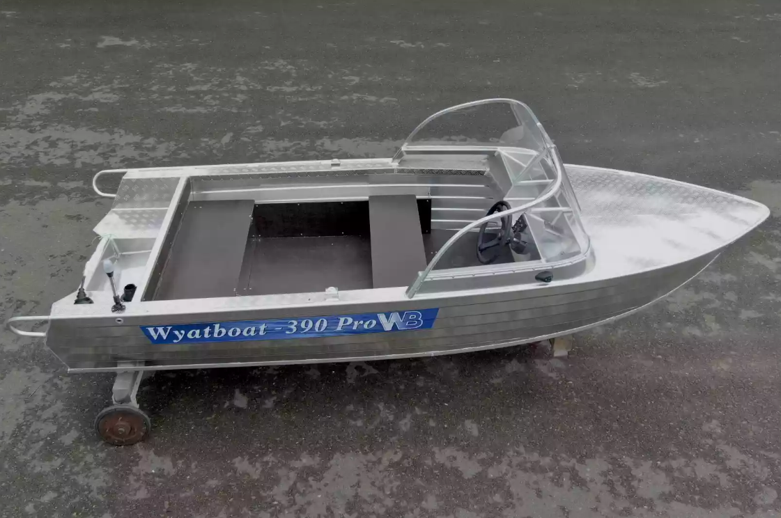 Алюминиевая лодка Wyatboat-390 Pro в Ангарске