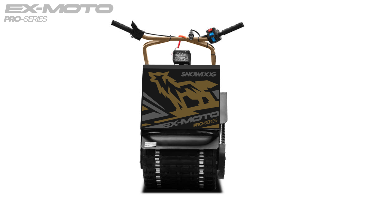 Мотобуксировщик EX-MOTO SNOWDOG S380 8л.с. в Ангарске