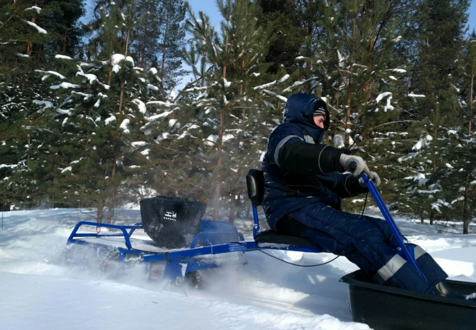Мотобуксировщик толкач Альбатрос-XL8 с модулем. Без фары, тележки в Ангарске