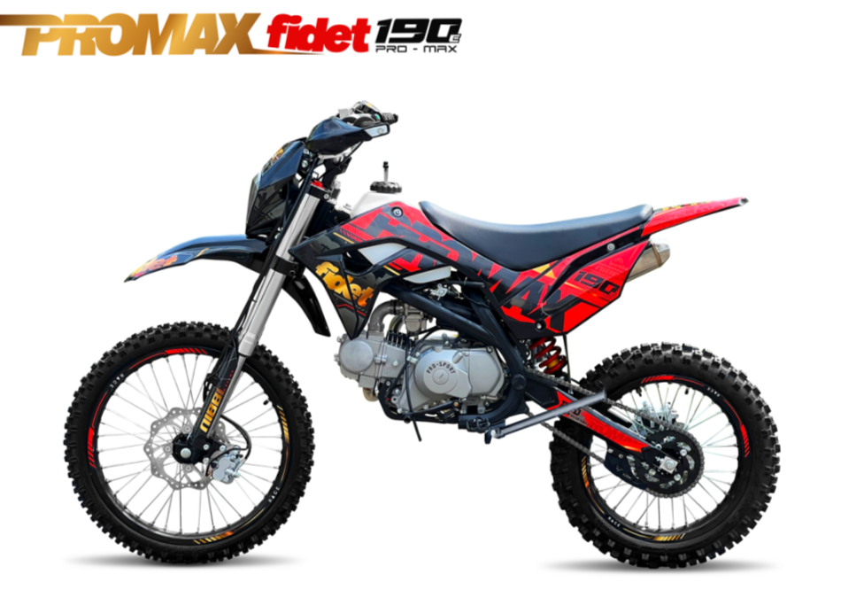 Мотоцикл (питбайк) PROMAX FIDET (ФАЙДЕТ) 190E MAX PRO LUX 19/16 в Ангарске