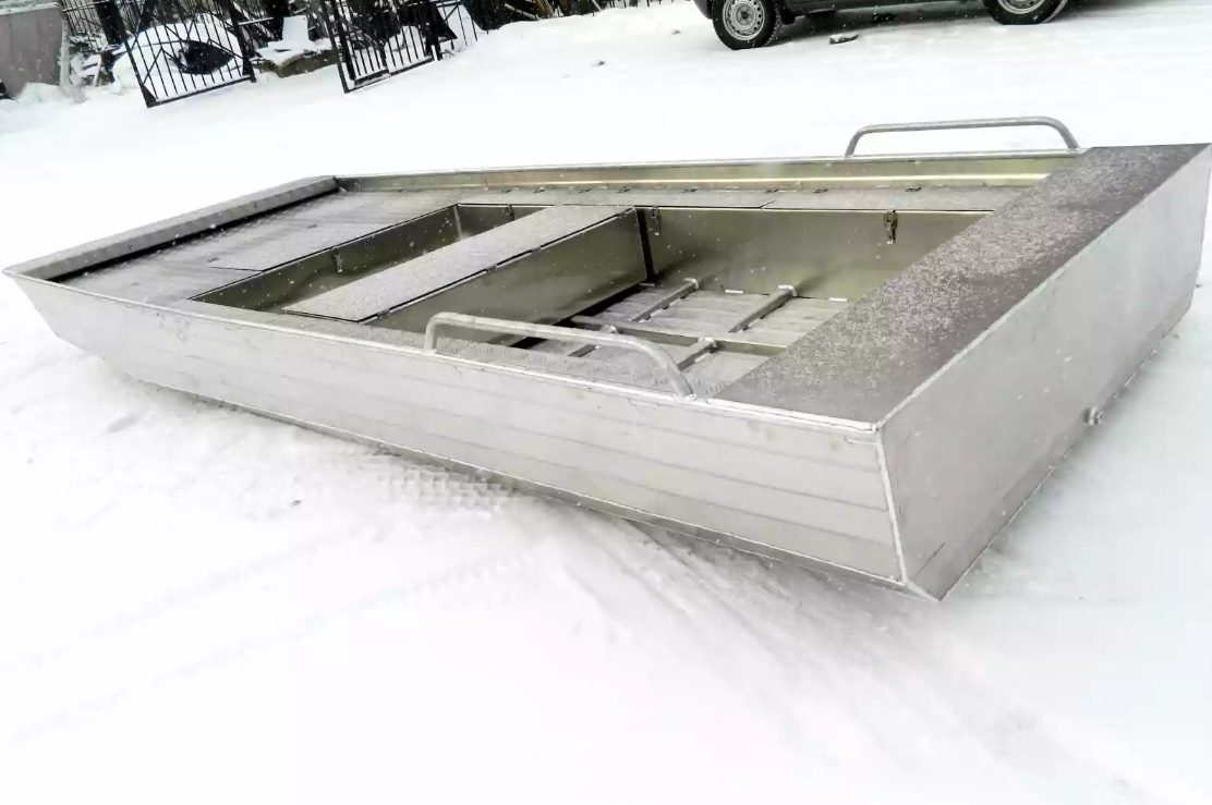 Алюминиевая лодка Wyatboat-390 Jonboat в Ангарске