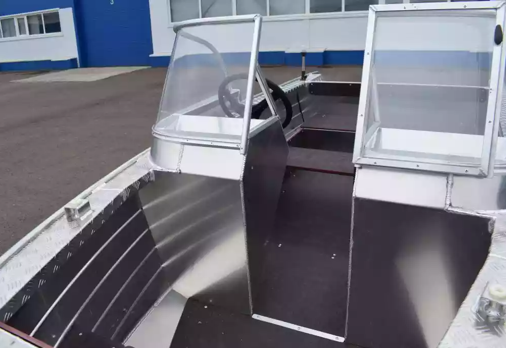 Алюминиевая лодка Wyatboat-390 DCM Увеличенный борт в Ангарске