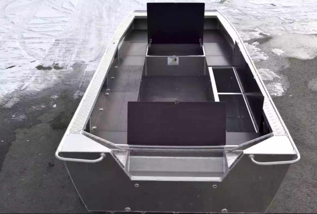 Алюминиевая лодка Wyatboat-490 Jonboat в Ангарске