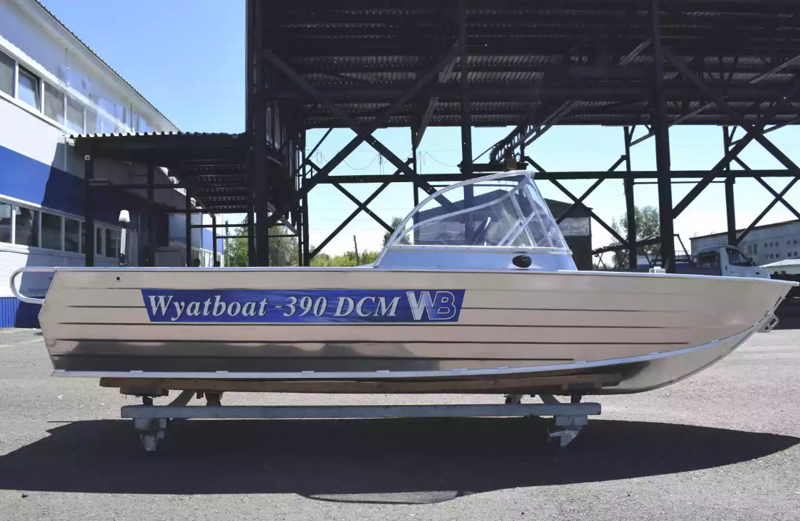 Алюминиевая лодка Wyatboat-390 DCM в Ангарске