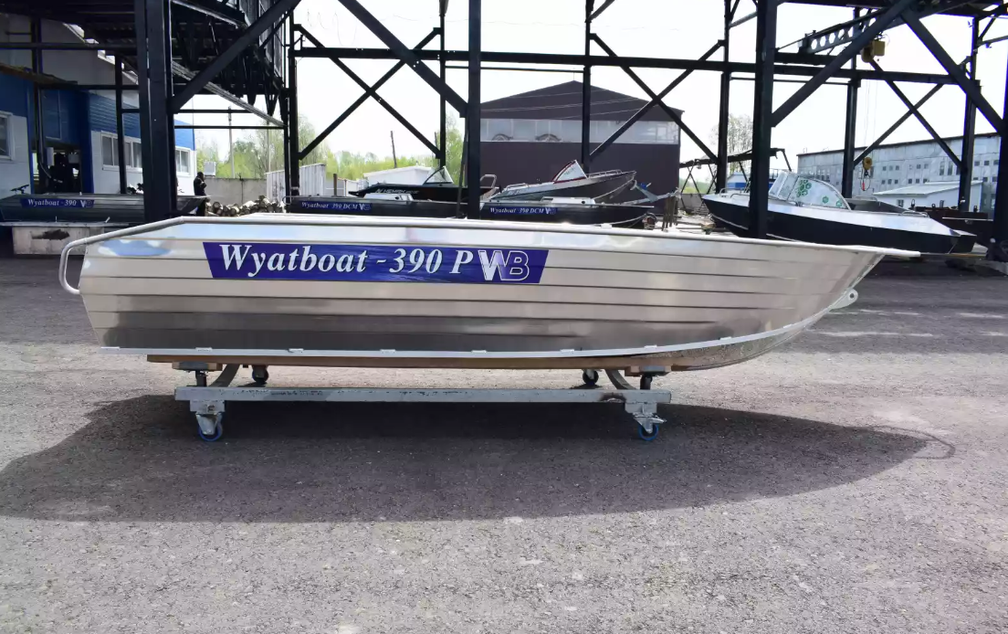 Алюминиевая лодка Wyatboat-390Р Увеличенный борт в Ангарске