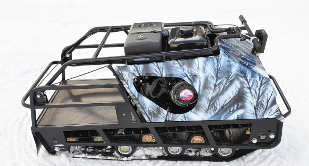 Мотобуксировщик Irondog (Железная собака) M500 20  Камуфляж Охотник в Ангарске