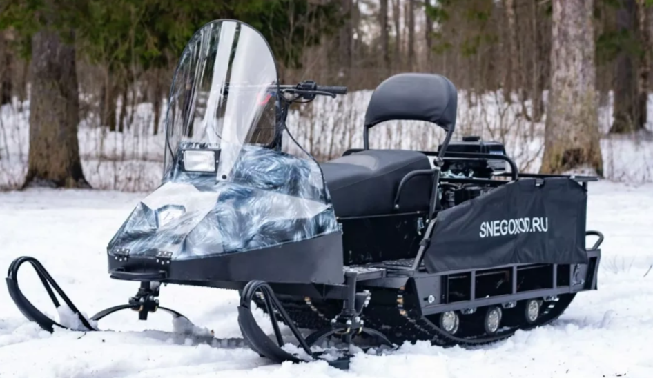 Миниснегоход Егерь Экспедитор 20 л.с. , реверс, тормоз, капот белый в Ангарске