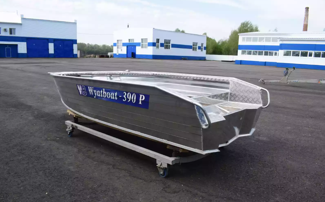 Алюминиевая лодка Wyatboat-390Р Увеличенный борт в Ангарске