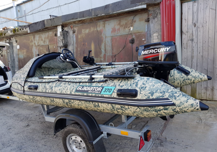 НАДУВНАЯ ЛОДКА GLADIATOR C370AL в Ангарске