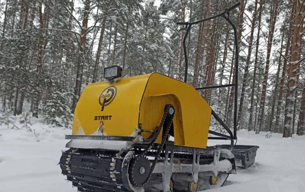 Мотобуксировщик РЫБАК СТАРТ Lifan 15 л.с. (металлический капот) в Ангарске