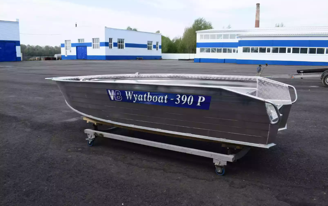Алюминиевая лодка Wyatboat-390Р Увеличенный борт в Ангарске