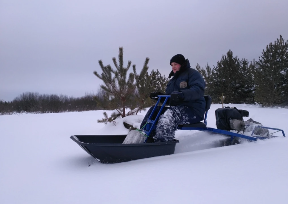 Мотобуксировщик толкач Альбатрос-XL8 с модулем. Без фары, тележки в Ангарске