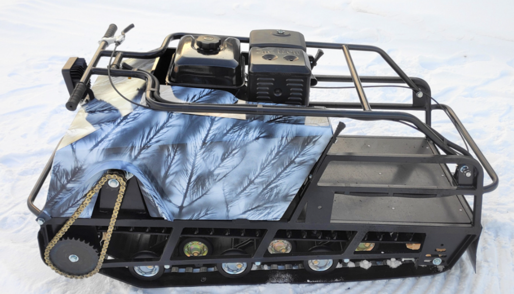 Мотобуксировщик Irondog (Железная собака) M500 20  Камуфляж Охотник в Ангарске