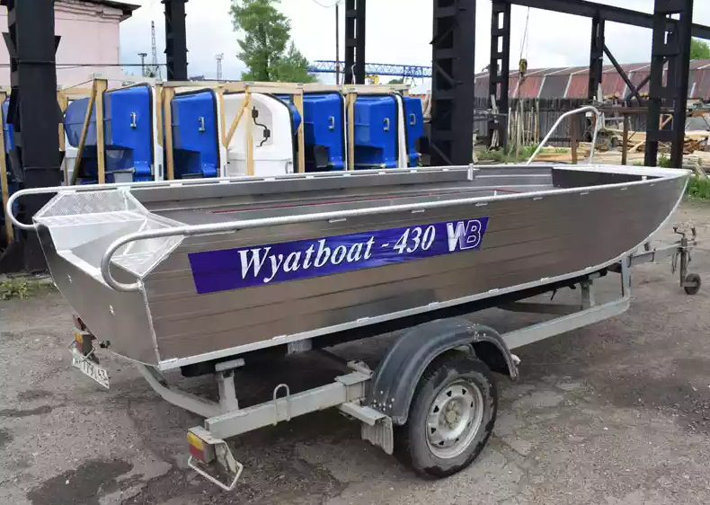 Алюминиевая лодка  Wyatboat-430 Master в Ангарске