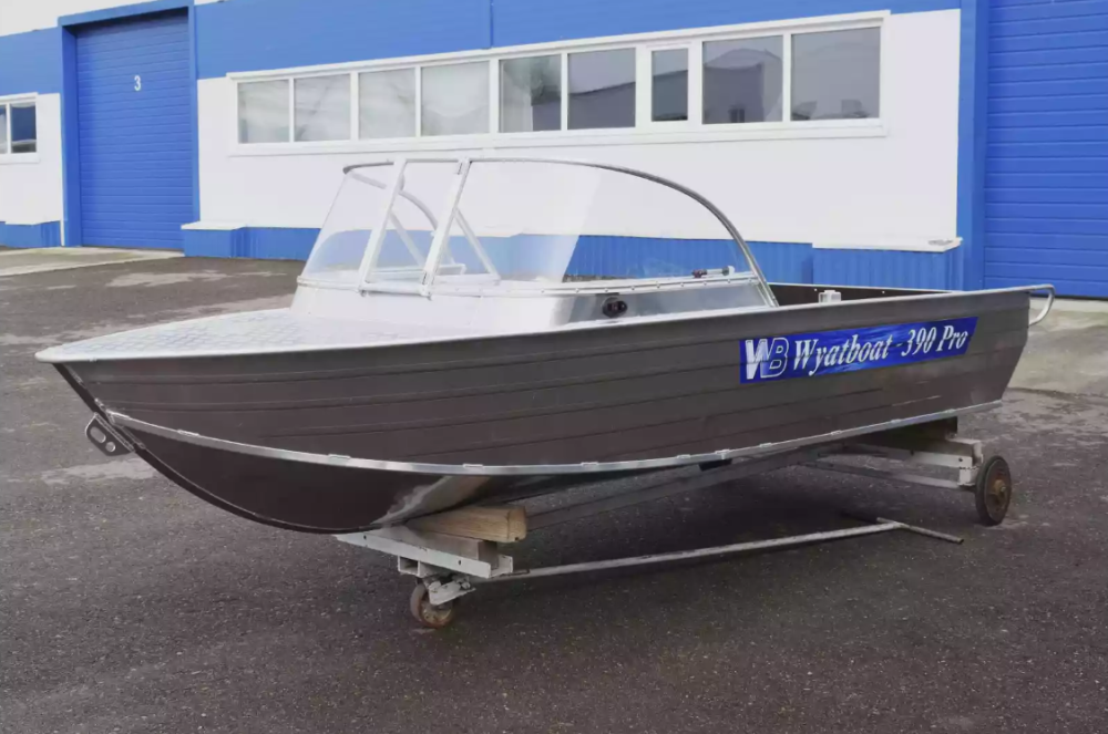 Алюминиевая лодка Wyatboat-390 Pro в Ангарске