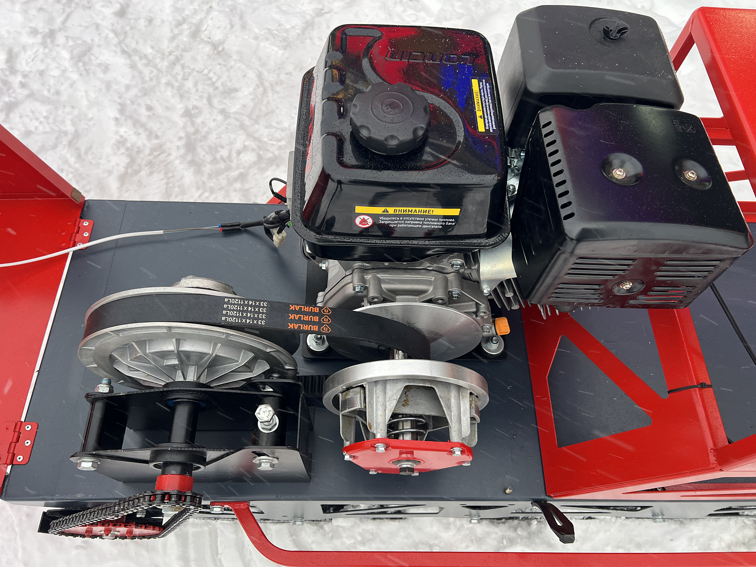 Мотобуксировщик EX-MOTO SNOWDOG S500 15л.с в Ангарске