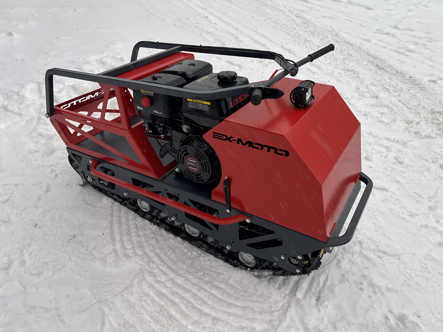 Мотобуксировщик EX-MOTO SNOWDOG S500 15л.с в Ангарске