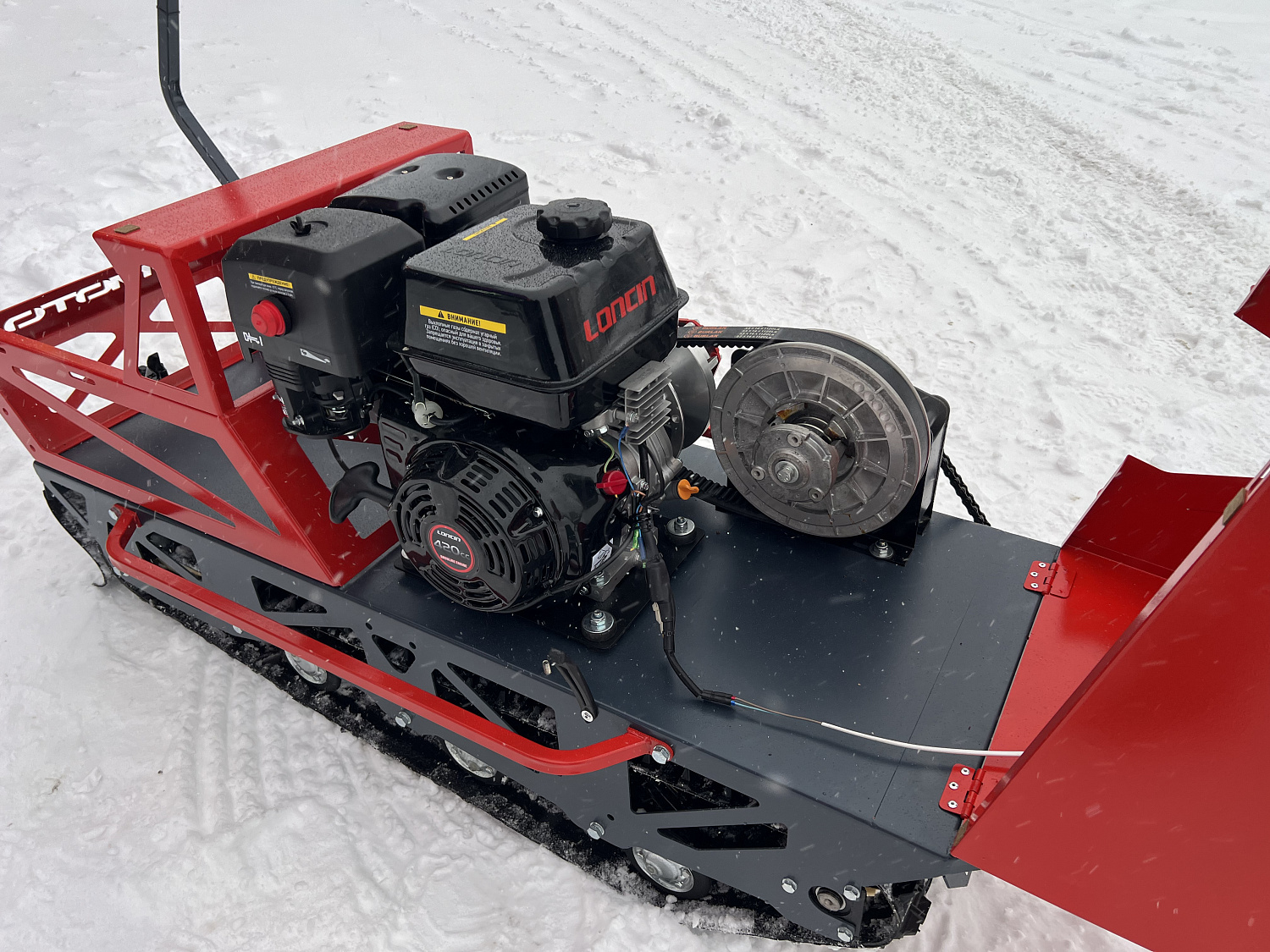 Мотобуксировщик EX-MOTO SNOWDOG S500 15л.с в Ангарске