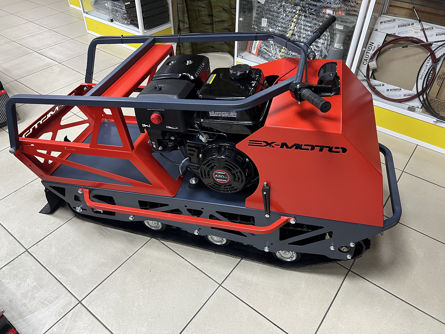 Мотобуксировщик EX-MOTO SNOWDOG S500 15л.с в Ангарске