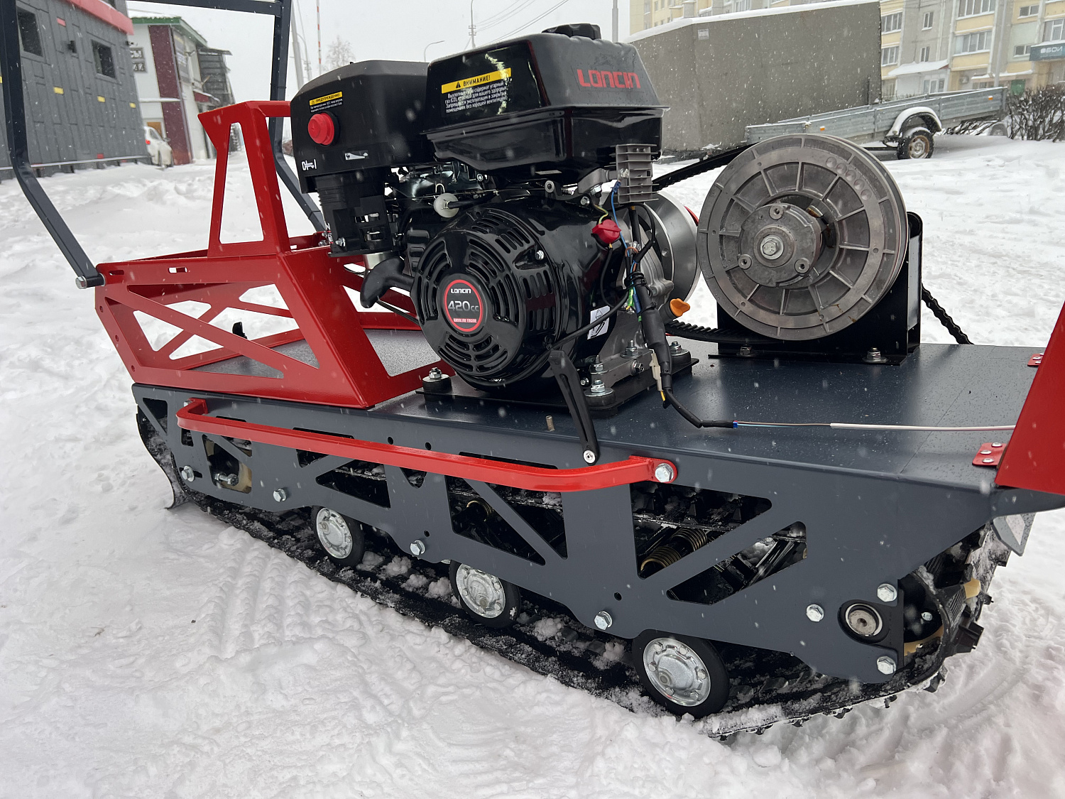 Мотобуксировщик EX-MOTO SNOWDOG S500 15л.с в Ангарске