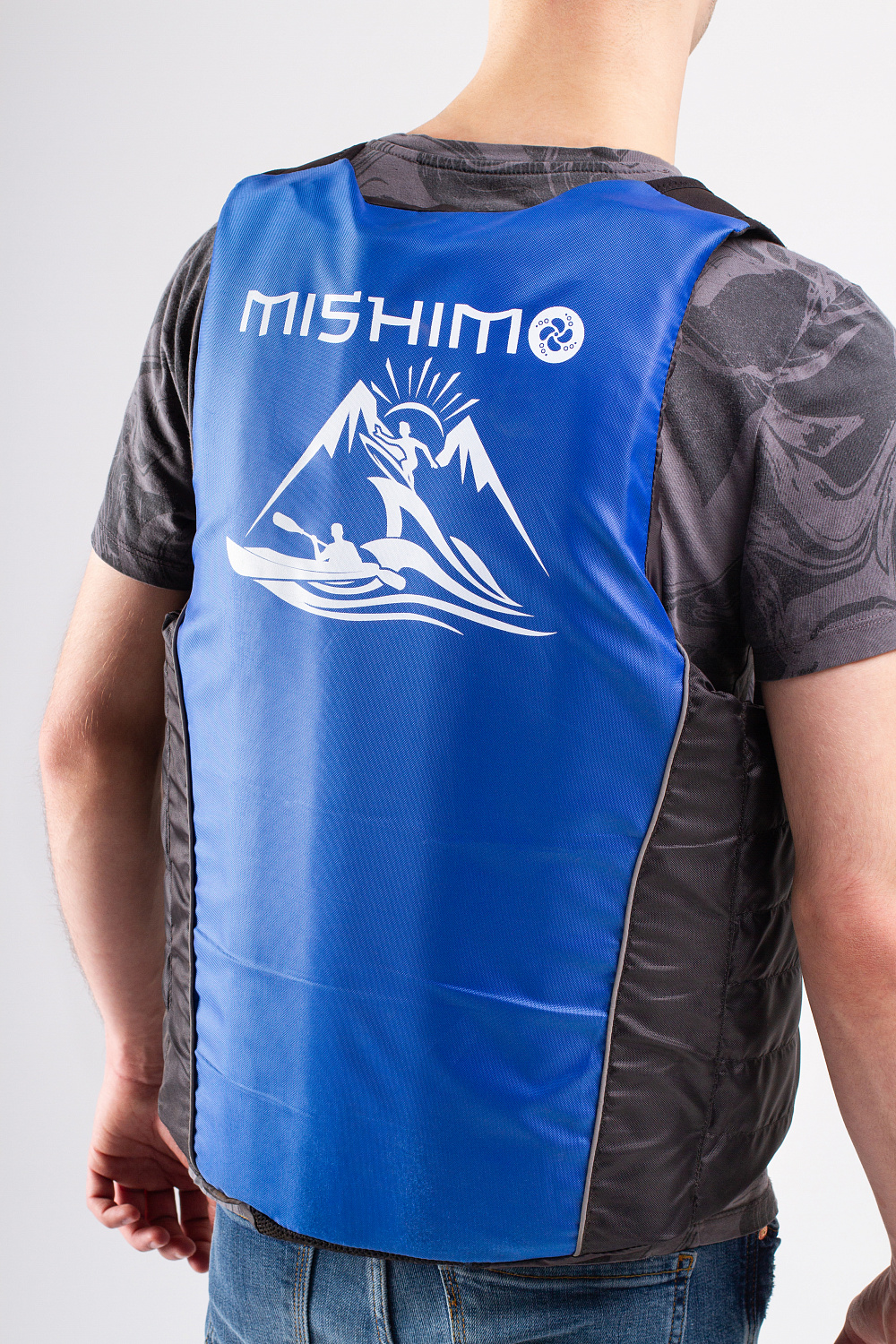 Жилет спасательный MISHIMO PRO Премиум качества Черно-синий в Ангарске