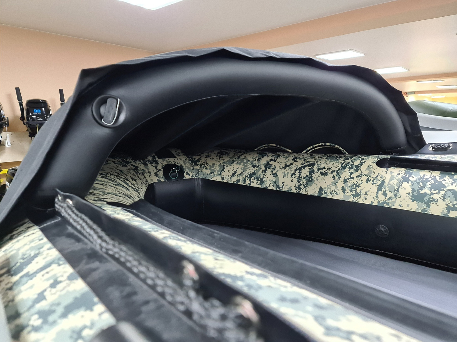 КОМПЛЕКТ НОСОВОГО ТЕНТА К ЛОДКЕ SMARINE AIR MAX 380 ЧЕРНЫЙ в Ангарске