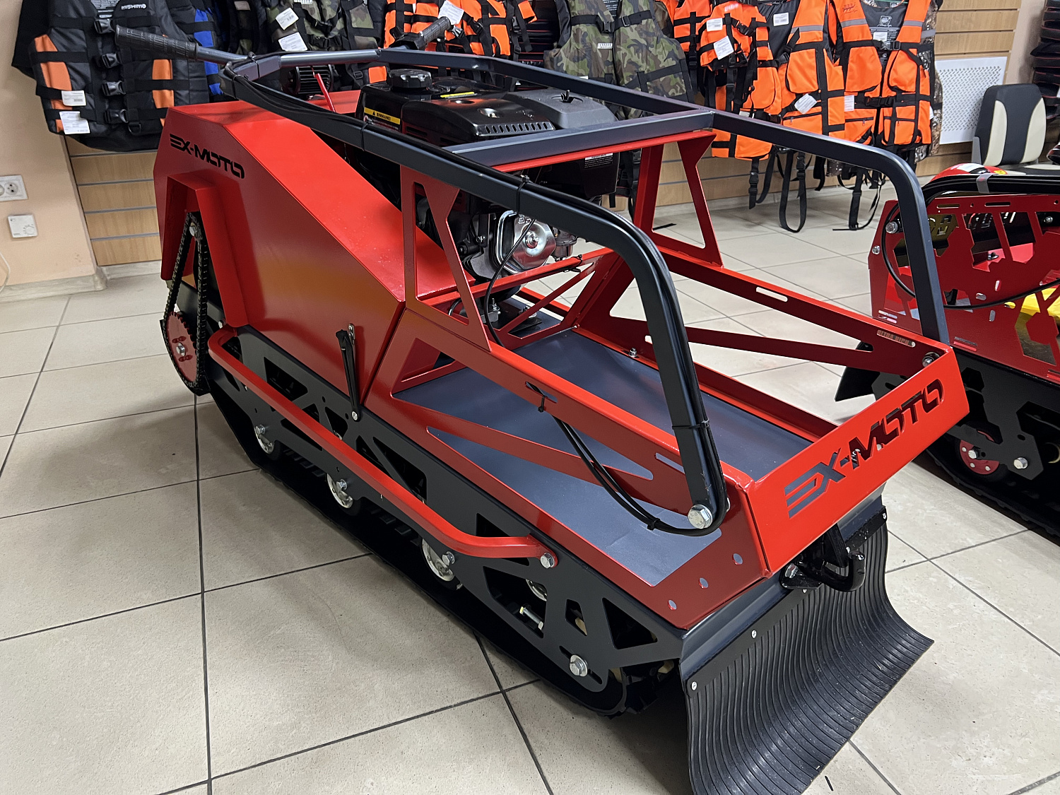 Мотобуксировщик EX-MOTO SNOWDOG S500 15л.с в Ангарске