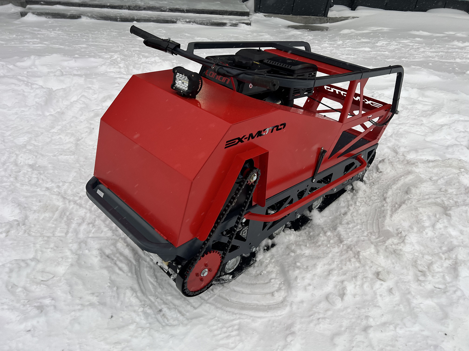 Мотобуксировщик EX-MOTO SNOWDOG S500 15л.с в Ангарске