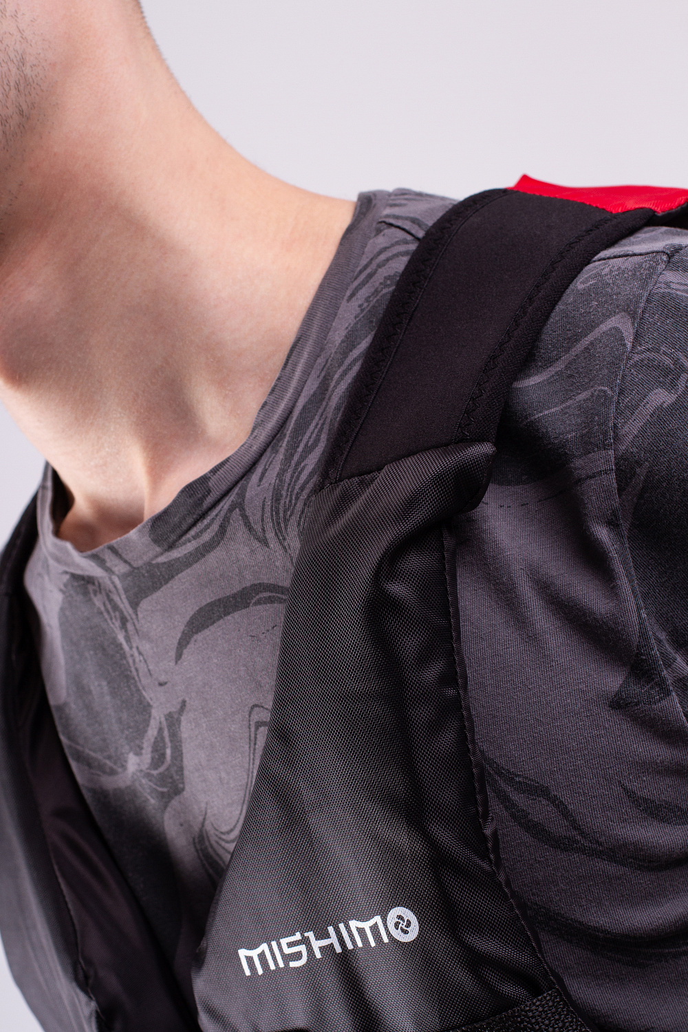 Жилет спасательный MISHIMO PRO Премиум качества Черно-красный в Ангарске